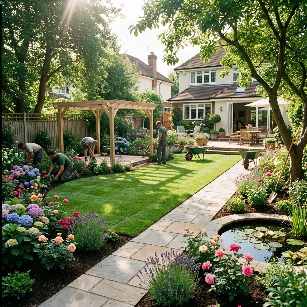 Renovasi taman rumah modern tahun 2026